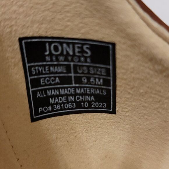 BRAND NEW JONE NEW YORK BLOCK HEEL ADJUSTABLE ANKLE BUCKET STRAP SANDAL G1 - Picture 15 of 16